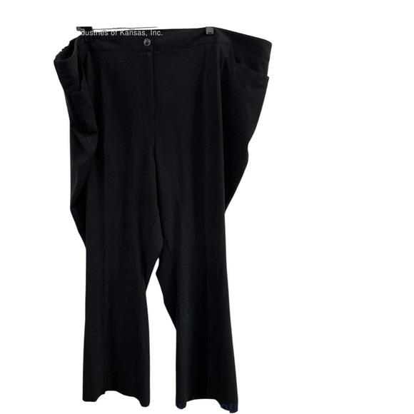 Catherines Pants - Catherines Right Fit Moderately Curvy Black Pants Plus Size 28W Dress Trousers